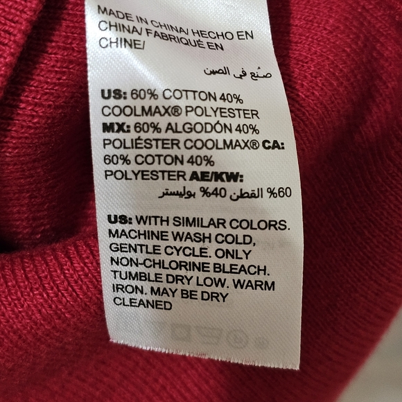 Chico's red turtleneck pullover sweater sz 1P (MP) - Picture 8 of 8